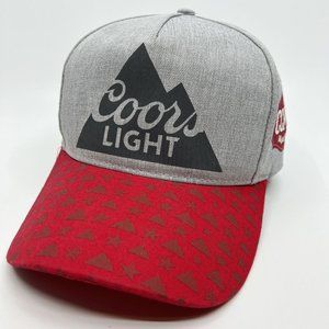 Coors Light Mens Hat Grey Snapback 